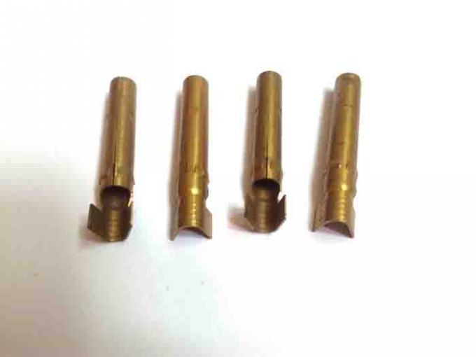 Brass Nickel Plating Progressive Metal Forming , Metal Stamping Parts Cable Connectors 0