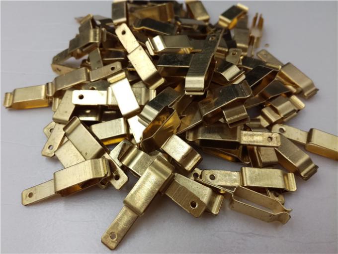 Precision Brass Metal Stamping , Progressive Die Stamping Slow Speed
