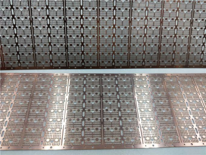 Integrated Circuit Micro Lead Frame , Exquisite Metal Stamping Parts Progressive Die 1
