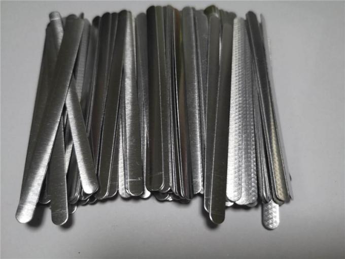 0.5mmx5mmx90mm Stamping Aluminum Nose Bridge For Face Mask 0