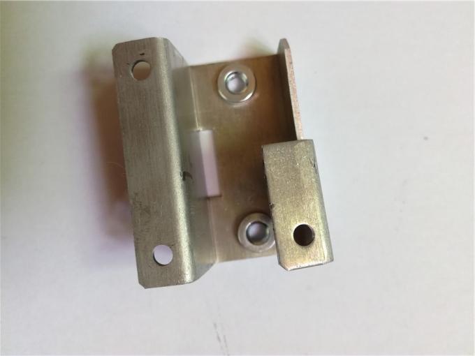 Aluminium Alloy Progressive Die Stamping  , Heat Sink Bending Metal Press Dies Riveting Two Screws 1