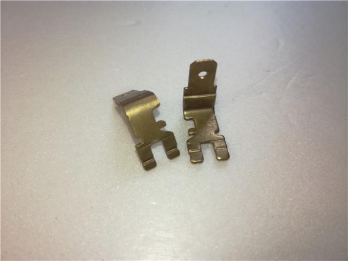 High Hardness Brass Sheet Metal Stamping Dies , Sheet Metal Die Terminal Connection Pins 0