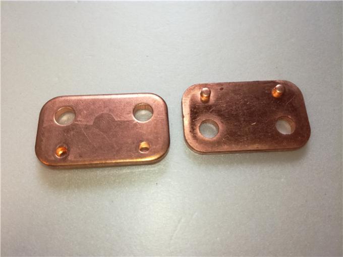 Pure Copper Tags Metal Stamping Parts , Blank Progressive Sheet Metal Dies  1