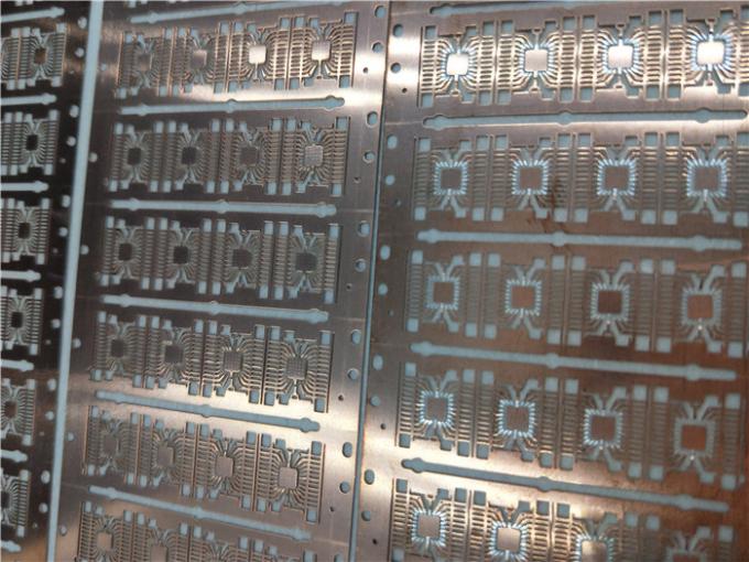 Customed IC Copper Lead Frame , High Precision Sheet Metal Stamping Steel Material 0