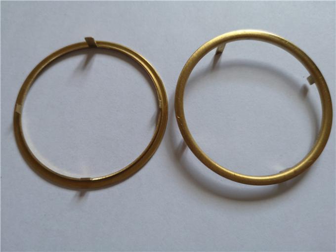 Progressive Die And Stamping Round Brass Circle Ring Parts For Internal Linking Power End 1