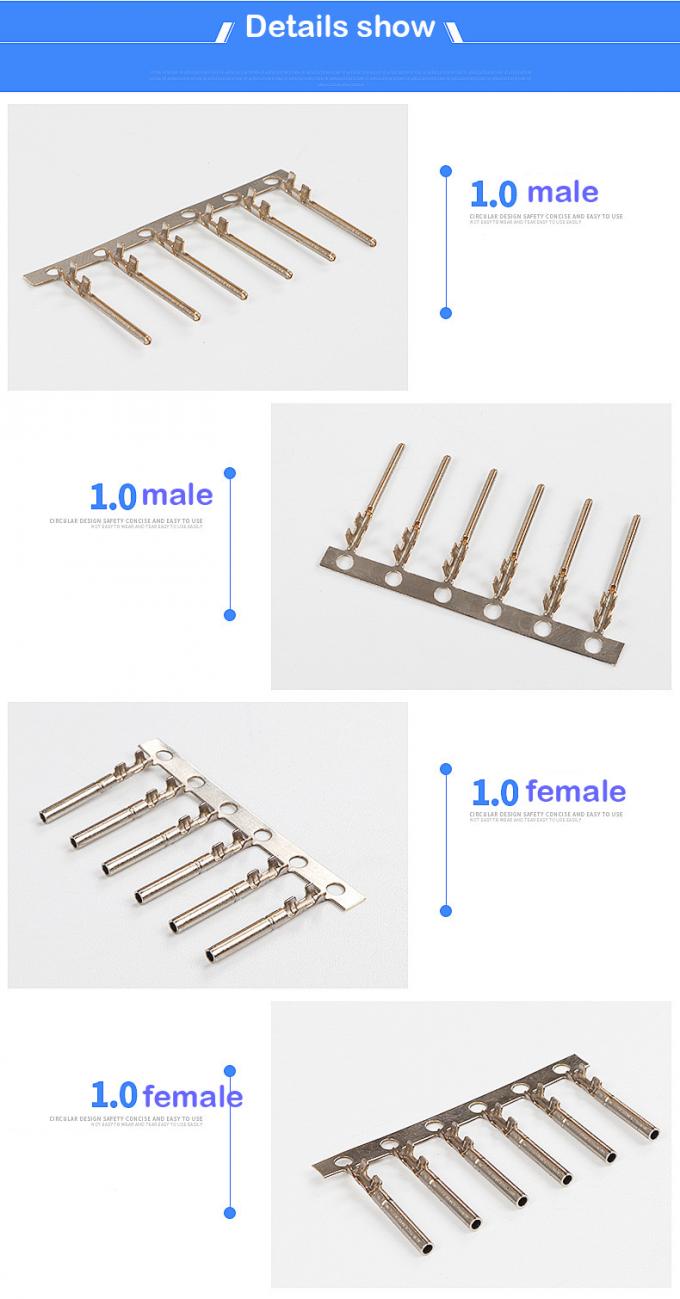 Male N Female Terminal Block Parts Electrical Plug Terminal Connector Pins 0
