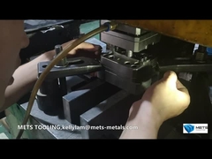 Thin Precision Argentum / Copper Fuse Band with One Cavity Progressive Die Stamping