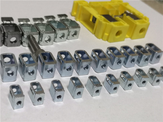 Metal Support Brackets Parts For Rail Screw Terminal，Terminal Block Clamp