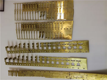 Brass Alloy Moving Contact Sheet Metal Stamping Dies 0.02 Tolerance High Precision