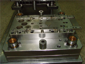 Automotive Gasket 3 Row Progressive Die Stamping , Precision Metal Stamping Parts