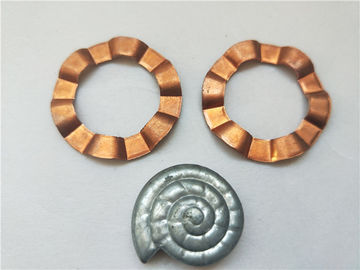 Copper Sheet Brass Stamping Parts Progressive Die Products With Wave Shape