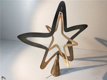 Gold Plating Chrstmas Star Metal Stamping Dies Art Gift Custom Fabrication