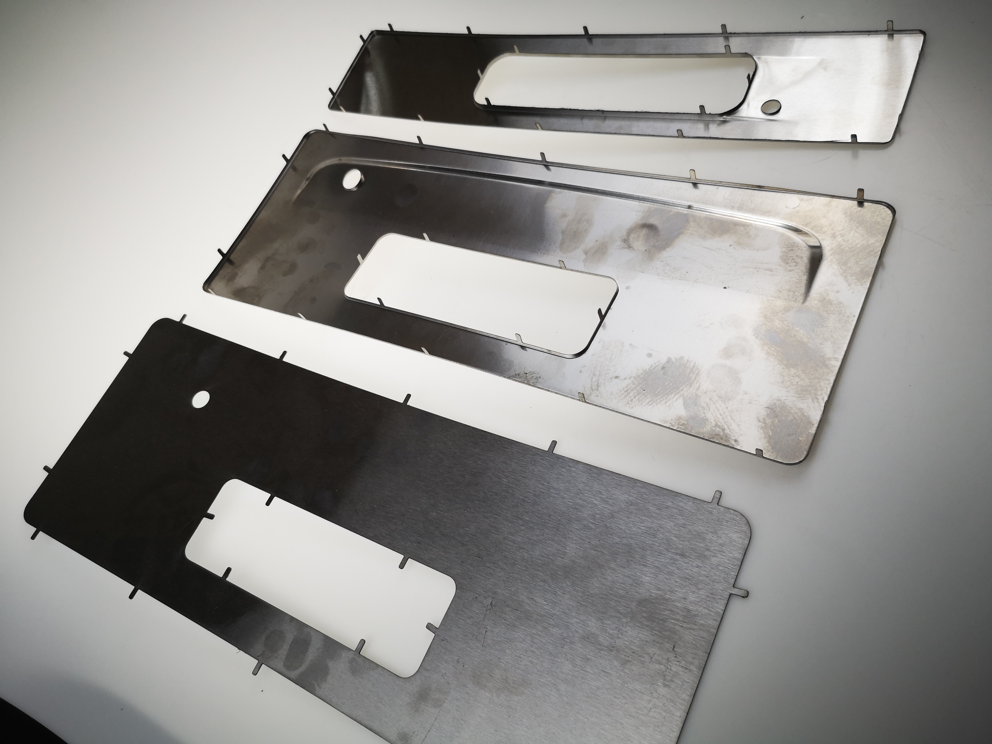 Custom Precision Stamped Metal Faceplates for Industrial Control Panels ...
