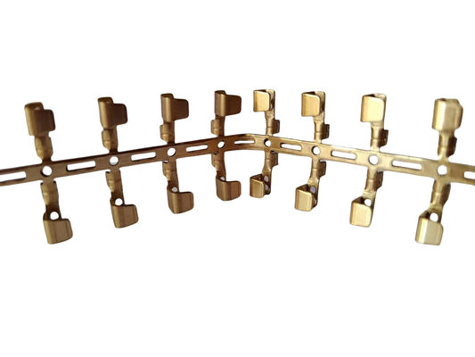 OEM Stamped Brass Wire End Contact Terminals | Custom Electrical Crimp ...